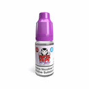Vampire Vape ice menthol e-liquid bottle with purple cap on a white background