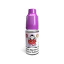 Vampire Vape sweet tobacco e-liquid bottle with purple cap on a white background