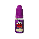 Vampire Vape White Chocolate Hazelnut Tobacco Nic Salts bottle with purple cap and label on a white background
