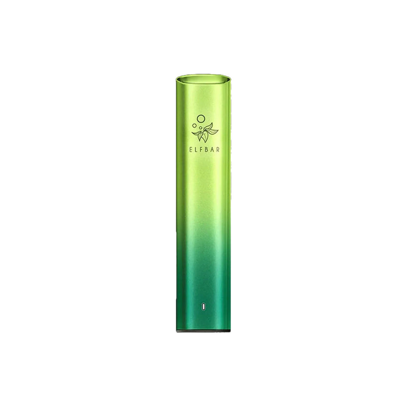 Elf Bar Mate 500 Aurora Green vape pen on a white background