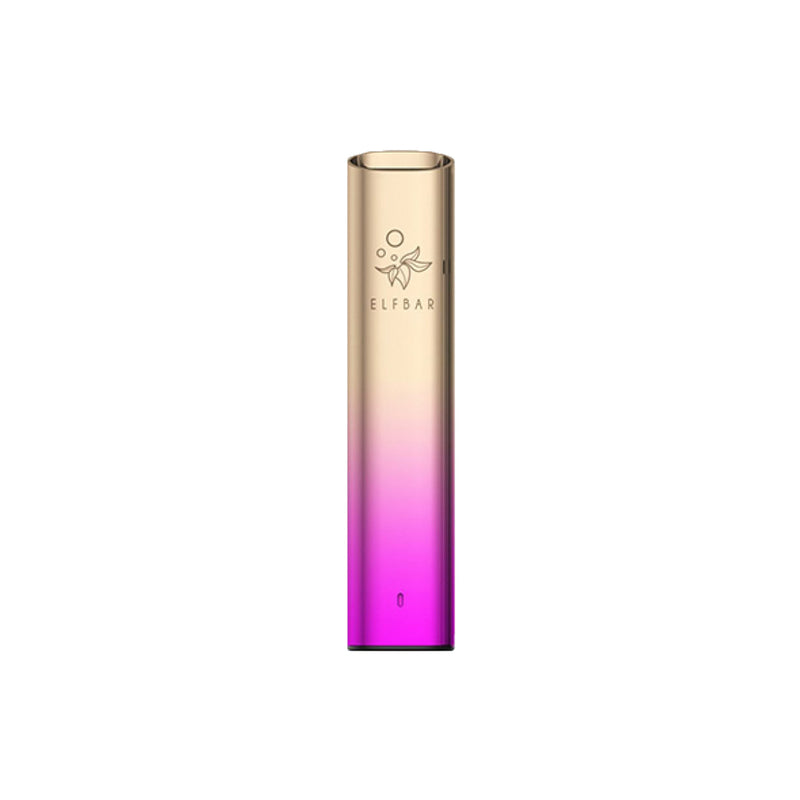 Elf Bar Mate 500 Aurora Pink vape pen on a white background