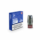 Elf Bar P1 Blue Razz Lemonade flavour vape pod and packaging on a white background