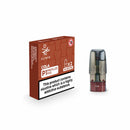 Elf Bar P1 Cola flavour vape pod and packaging on a white background