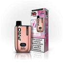 IVG Pro 12 strawberry ice vaping device and packaging on a white background