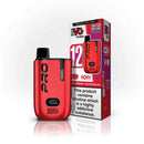 IVG Pro 12 strawberry watermelon vaping device and packaging on a white background