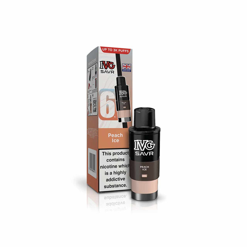 IVG SAVR Refill Peach Ice Flavour