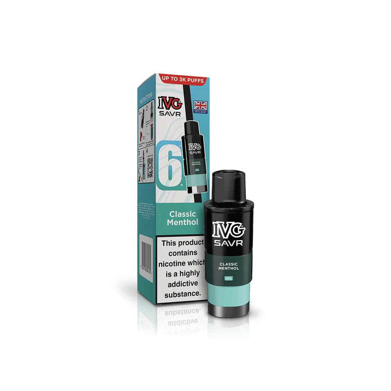 IVG SAVR Refill Pod Classic Menthol Flavour