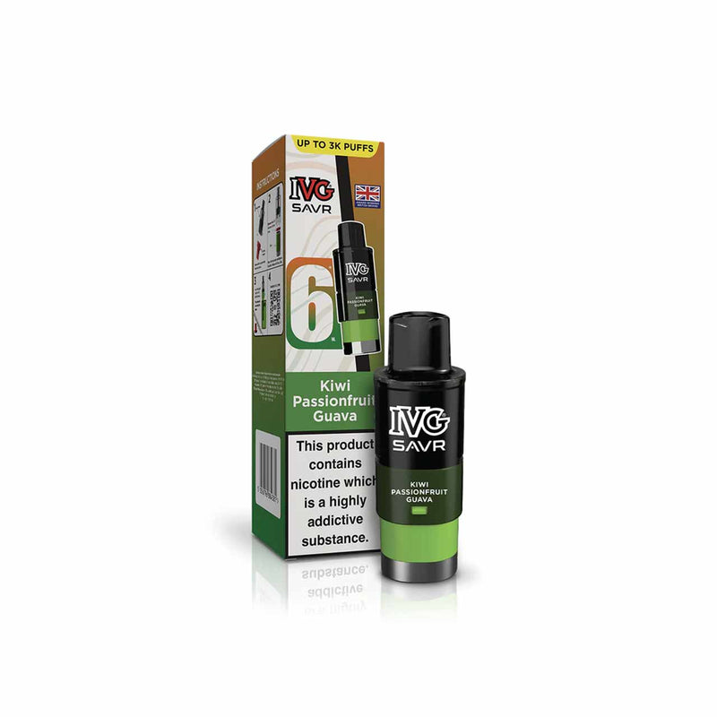 IVG SAVR Refill Pod Kiwi Passionfruit Guava Flavour