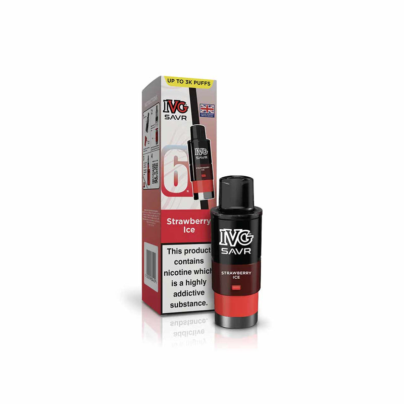 IVG SAVR Refill Strawberry Ice Flavour