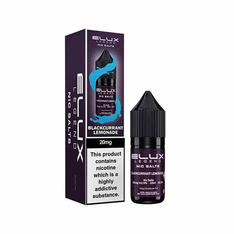 Elux Legend Nic Salts Blackcurrant Lemonade
