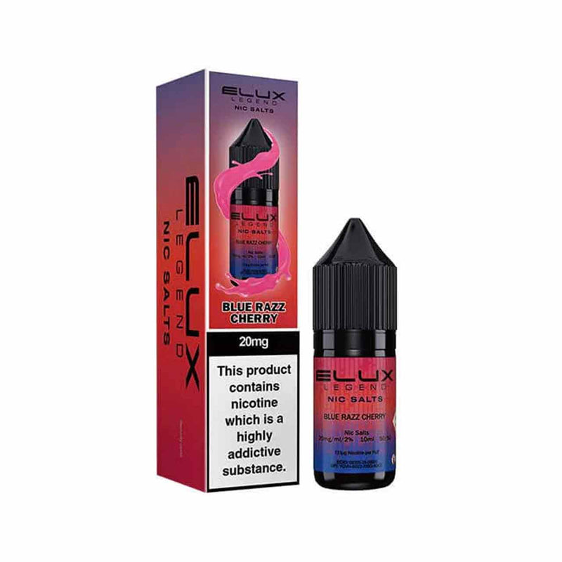 Elux Legend Nic Salts Blue Razz Cherry