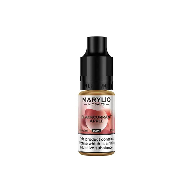 Maryliq 10ml Nic Salt Bottles by Lost Mary Blackcurrant Apple Flavour