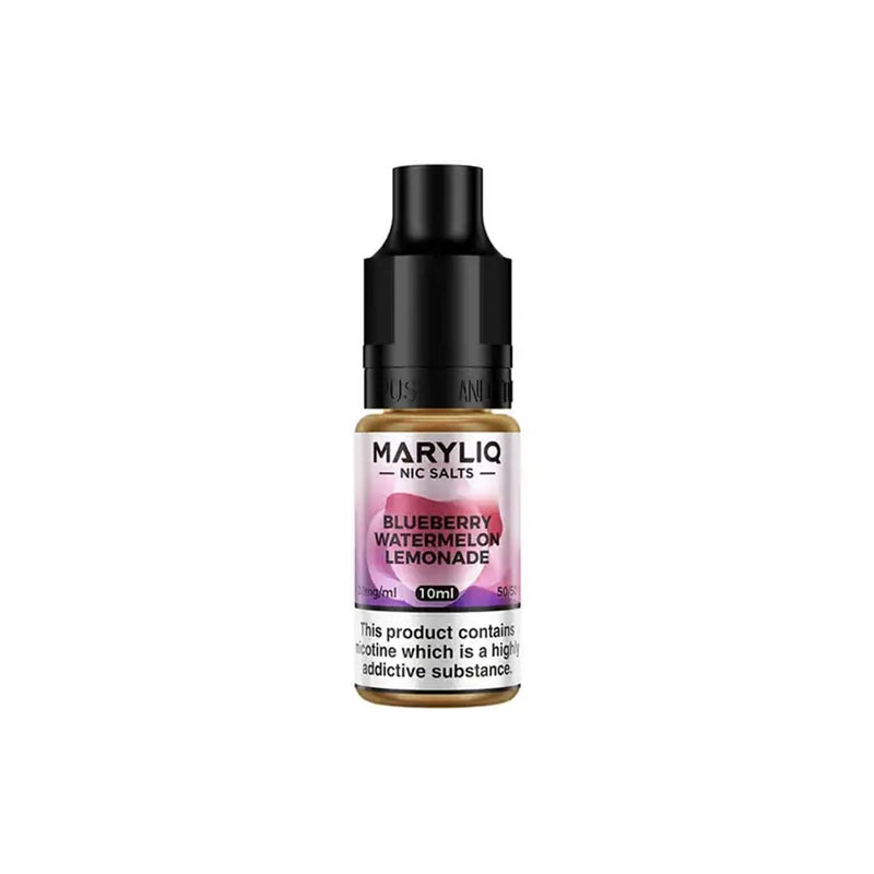 Maryliq 10ml Nic Salt Bottles by Lost Mary Blueberry Watermelon Lemonade Flavour