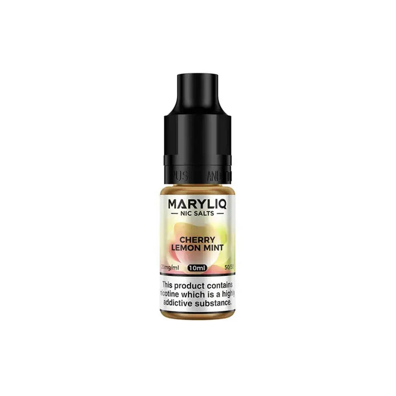 Maryliq 10ml Nic Salt Bottles by Lost Mary Cherry Lemon Mint Flavour