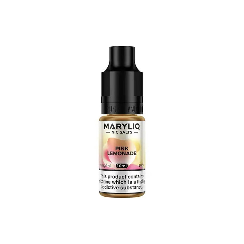 Maryliq 10ml Nic Salt Bottles by Lost Mary Pink Lemonade Flavour