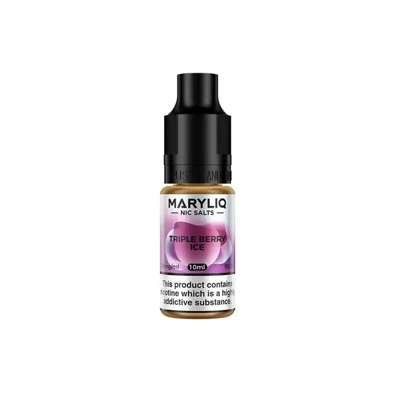 Maryliq 10ml Nic Salt Bottles by Lost Mary Triple Berry Ice Flavour