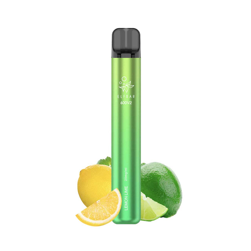 Elf Bar 600 V2 Disposable Vape lemon lime