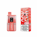 Bloody Bar Ultra Twist 20k strawberry kiwi and peach mango white background