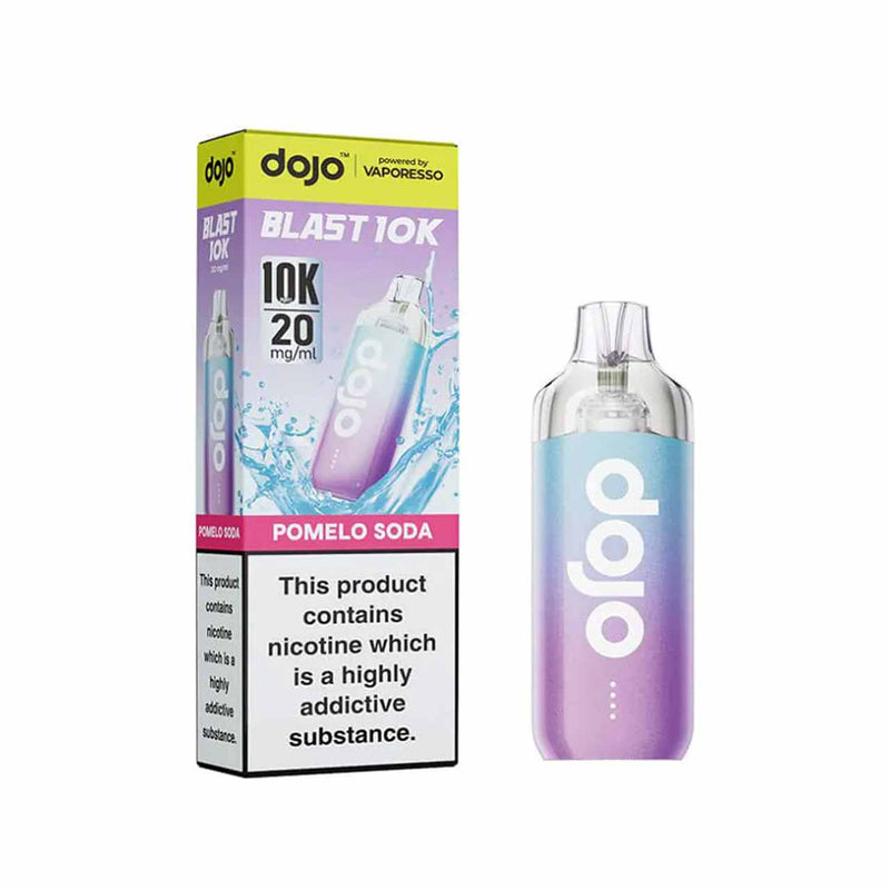 Vaporesso Dojo Blast 10K kit pomelo soda white background