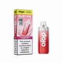 Vaporesso Dojo Blast 10K kit straw-raspberry cherry ice white background