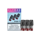 Elf Bar Mate 500 refillable vape pods with packaging on a white background