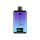 Hayati Pro Ultra Plus vape device with gradient purple to blue design on a white background