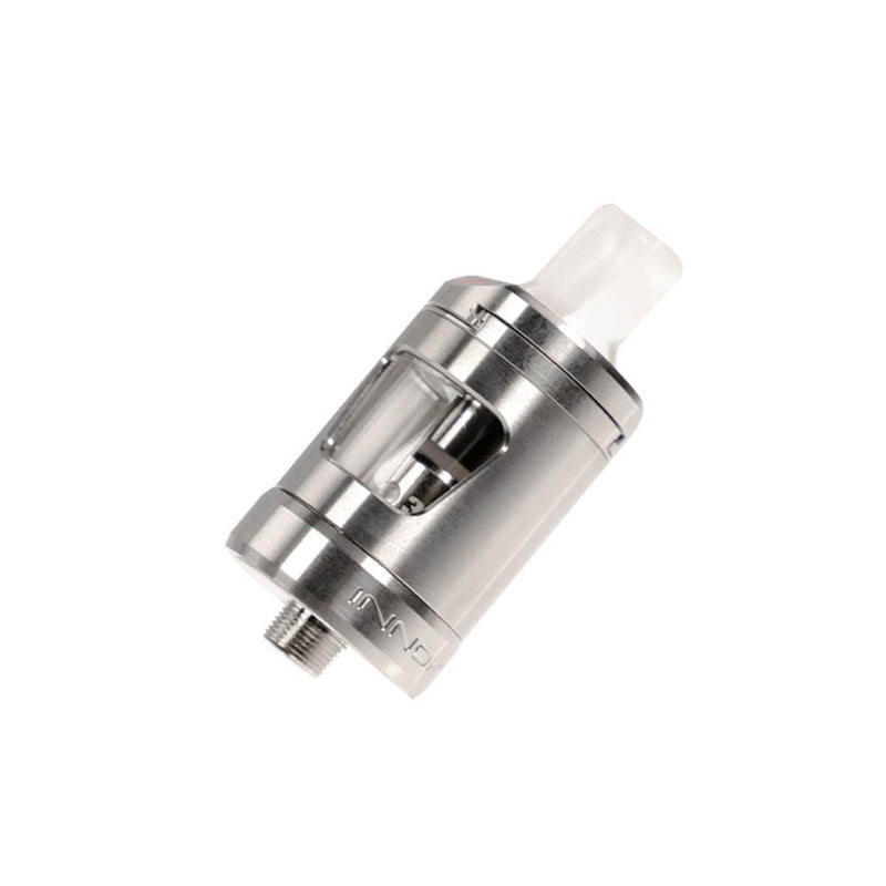 Silver Innokin Zlide Tank on a white background