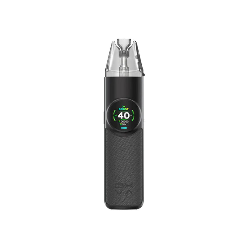 Oxva NeXlim dark grey vape kit white background