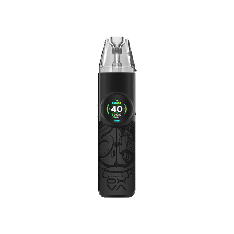Oxva NeXlim power black vape kit white background