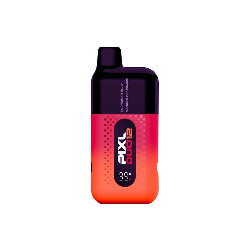 Red Pixl Duo 12 vaping device on a white background