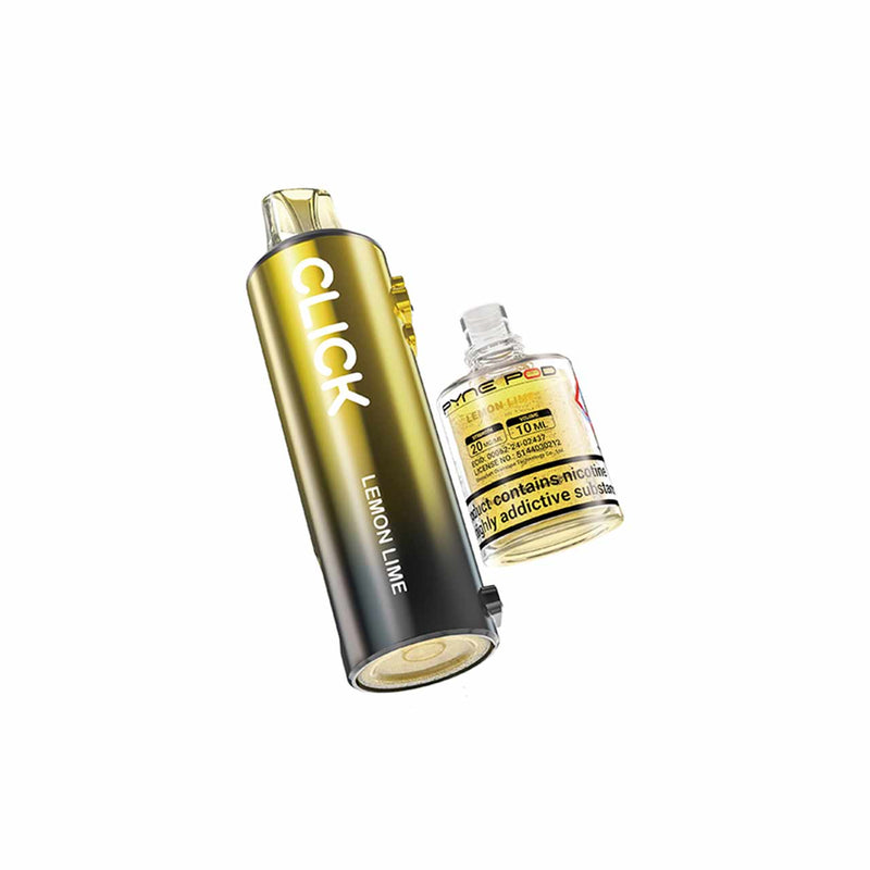 Pyne Pod Click refill pack lemon lime white background