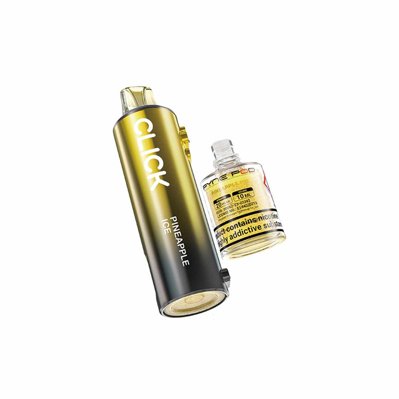 Pyne Pod Click refill pack pineapple ice white background