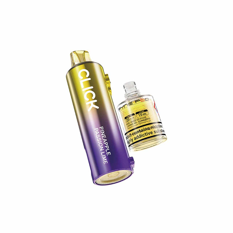 Pyne Pod Click refill pack pineapple passion lime white background