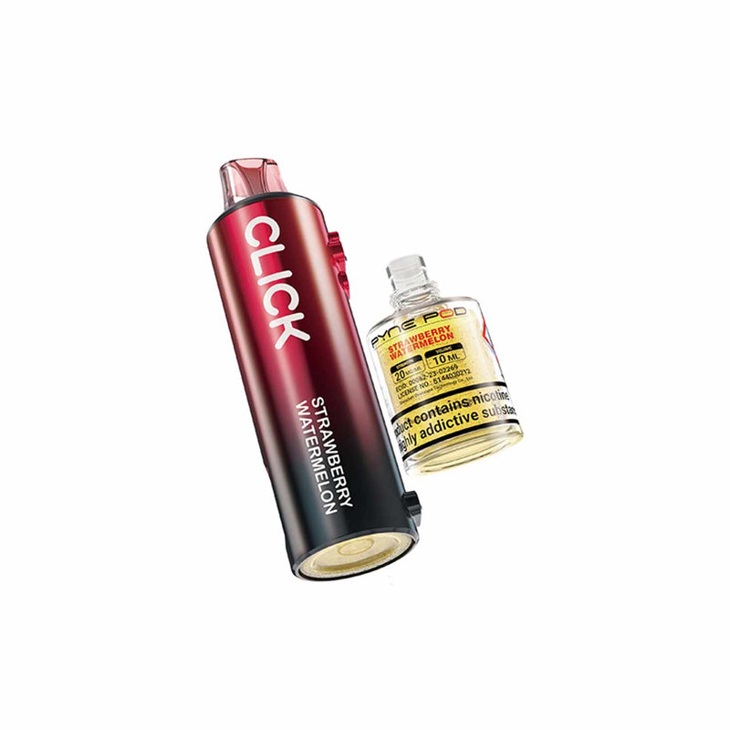Pyne Pod Click refill pack strawberry watermelon white background