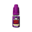 Vampire Vape White Chocolate Hazelnut Tobacco e-liquid bottle with purple cap and label on a white background