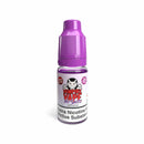 Vampire Vape pinkman e-liquid bottle with purple cap on a white background