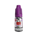 Vampire Vape purple craze e-liquid bottle with purple cap on a white background