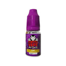 Vampire Vape rum tobacco e-liquid bottle with purple cap on a white background