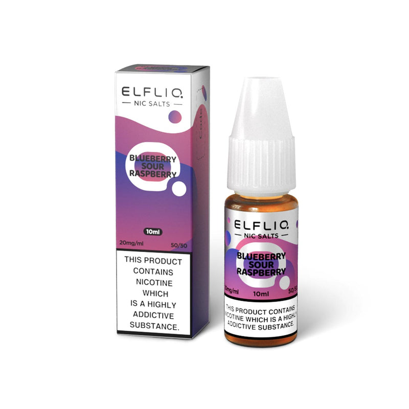 Elfliq Vape Juice blueberry sour raspberry