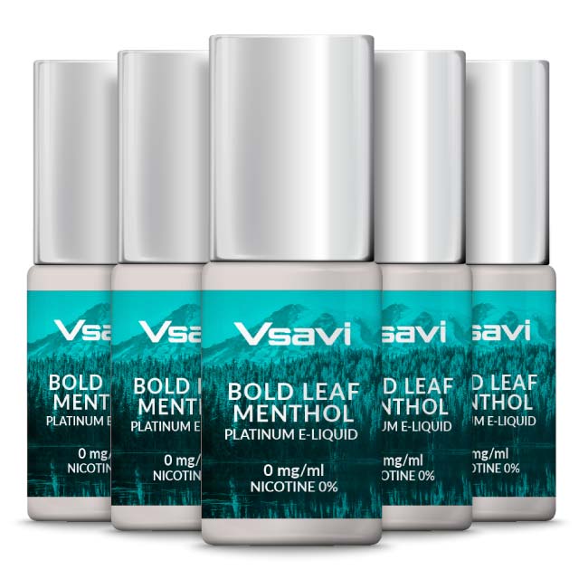 VSAVI Platinum E-Liquid 50ml bold leaf menthol