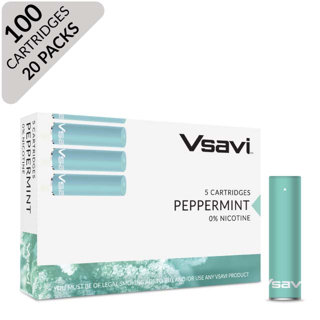 VSAVI Classic Cartridges x 100 peppermint